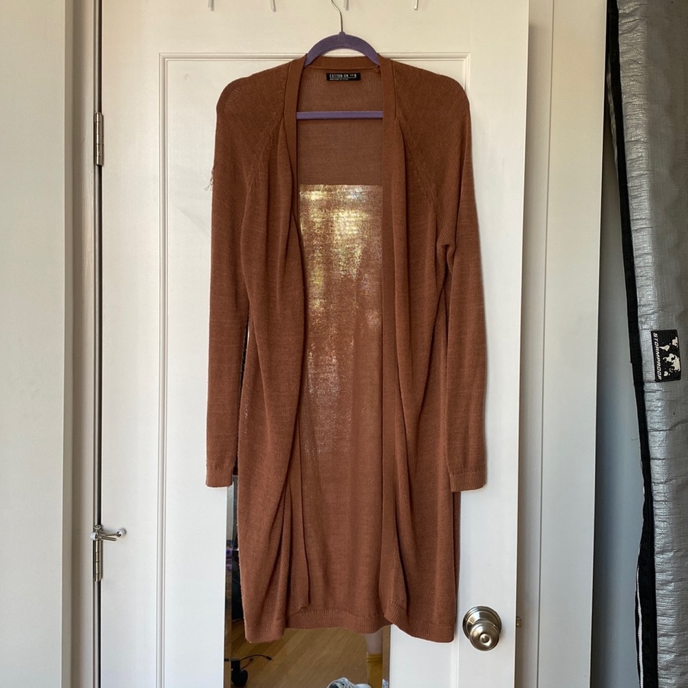 Long light knit cardigan